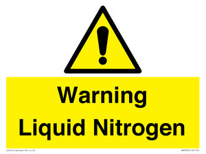 Liquid Nitrogen Warning